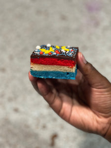 Red, White, & Blue Rainbow Cookies