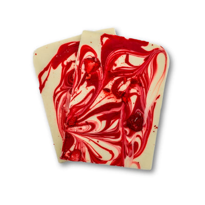 White Chocolate Strawberry Bark